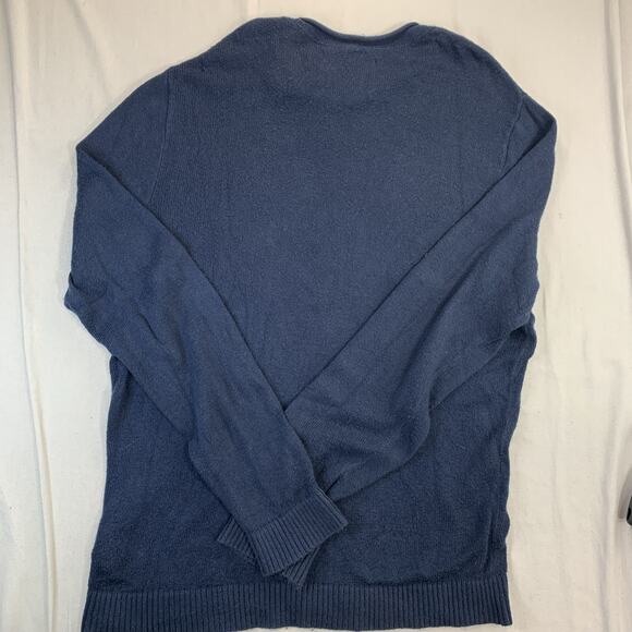 Vintage Abercrombie & Fitch Wool Blend Blue Double Moose Sweater Med - Picture 5 of 9